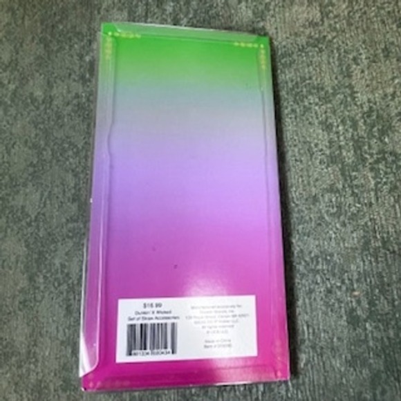 Dunkin Wicked For Good Set of Straw Accessories Witch Broom Lollipop Cup‎ Topper - Picture 5 of 6